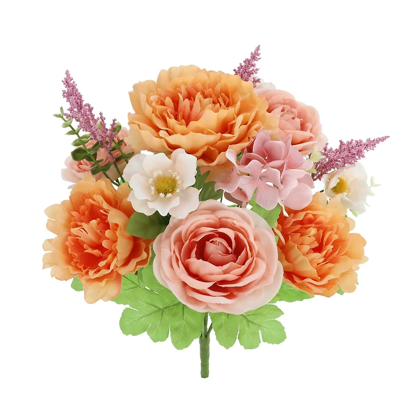 18.5" Coral Peony Mix Deluxe Bush by Ashland®