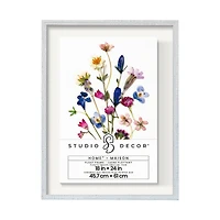 Home™ White Distressed Float Frame by Studio Décor