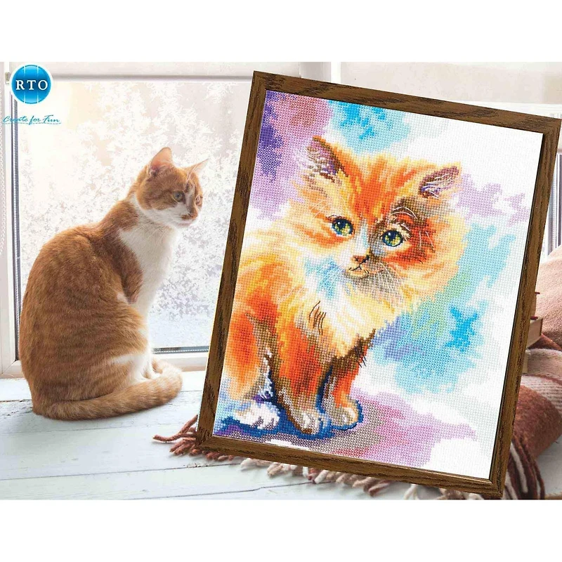 RTO Sunny Kitten Cross Stitch Kit
