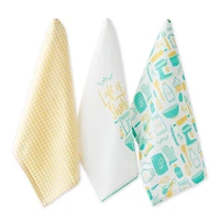Life Is Short Dishtowel (Set of 3)