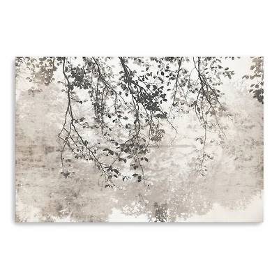 Taupe Soft Reflection Canvas Giclee