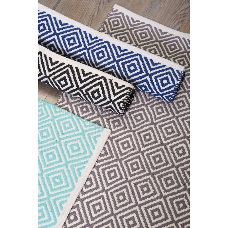 DII® Aqua Diamond Rug, 2ft. x 3ft.