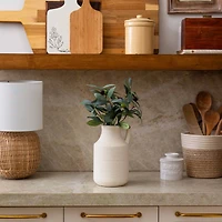 7in. Textured Handmade Vase