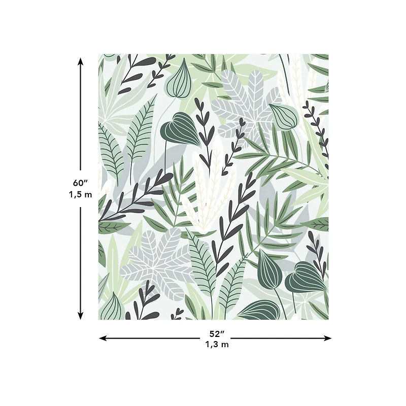 RoomMates Tropical Leaves Tapestry