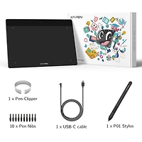 XPPen 10" x 6" Deco Fun L Graphics Drawing Tablet