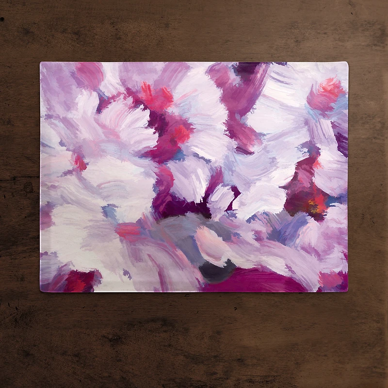 Lilac Florals 18" x 14" Cotton Twill Placemat