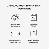 Cricut Joy Xtra™ Permanent Smart Vinyl™ Matte Metallic
