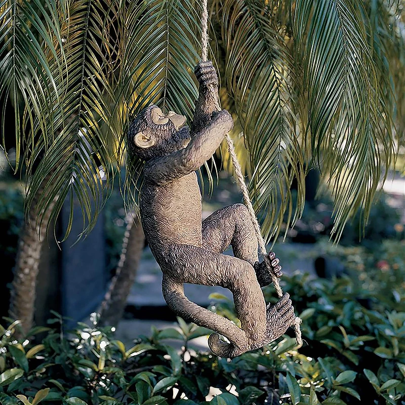 Design Toscano® 20" Makokou the Climbing Monkey Statue