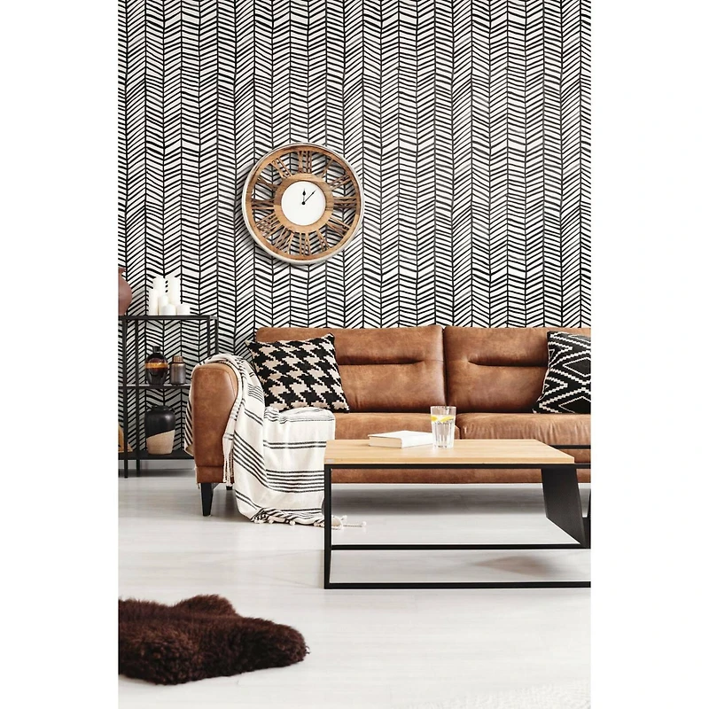 RoomMates Cat Coquillette Herringbone Peel & Stick Wallpaper