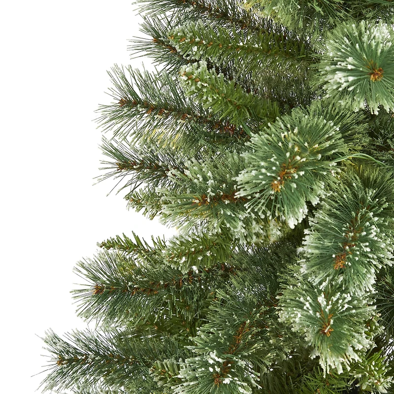 5ft. Unlit Wisconsin Slim Snow Tip Pine Artificial Christmas Tree