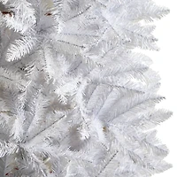 7ft. Unlit Slim White Artificial Christmas Tree