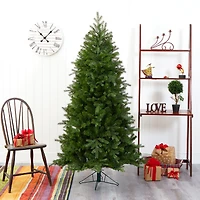 6ft. Pre-Lit Vienna Fir Artificial Christmas Tree, Warm White LED Lights