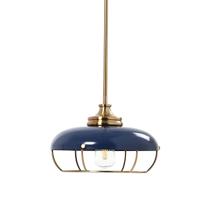 Hello Honey® Robert Stevenson Lighting Presley Caged Dome Metal Ceiling Light