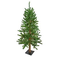 4ft. Pre-Lit Alpine Artificial Christmas Tree, Clear Lights