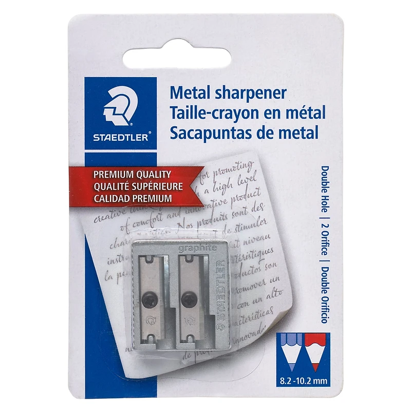 12 Pack: Staedtler® Metal Double Hole Sharpener