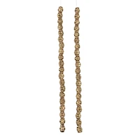 Antique Gold Metal Barrel Beads, 6.5mm by Bead Landing™