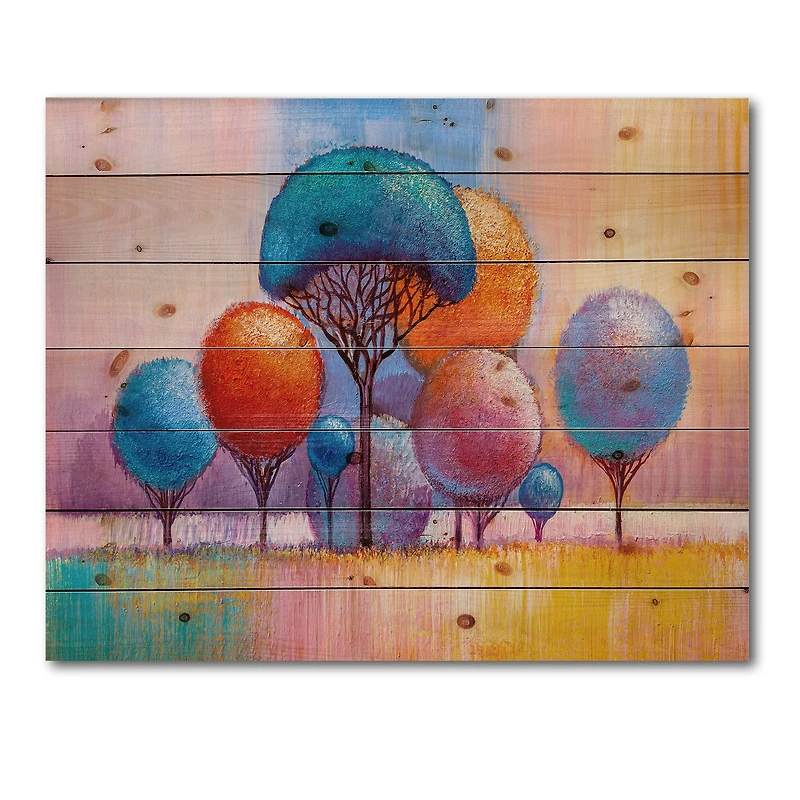 Designart - Autumn Fantasy Trees II