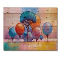 Designart - Autumn Fantasy Trees II