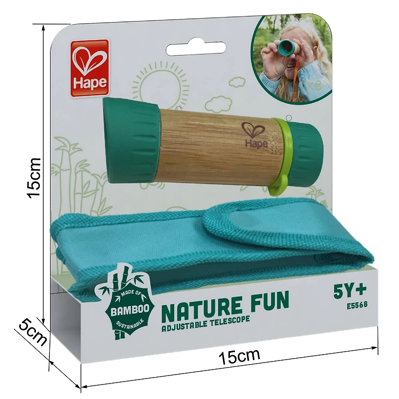 Hape Nature Fun Green Adjustable Telescope