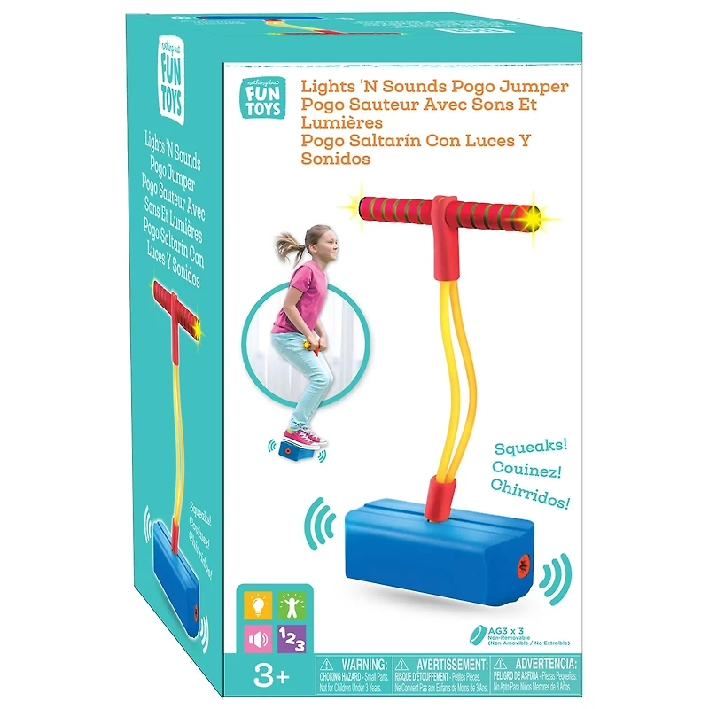 Nothing But Fun Toys Lights & Sounds Foam Pogo Jumper
