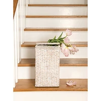 Hello Honey® 16" Woven & Whitewashed Rope Stair Basket with Handles