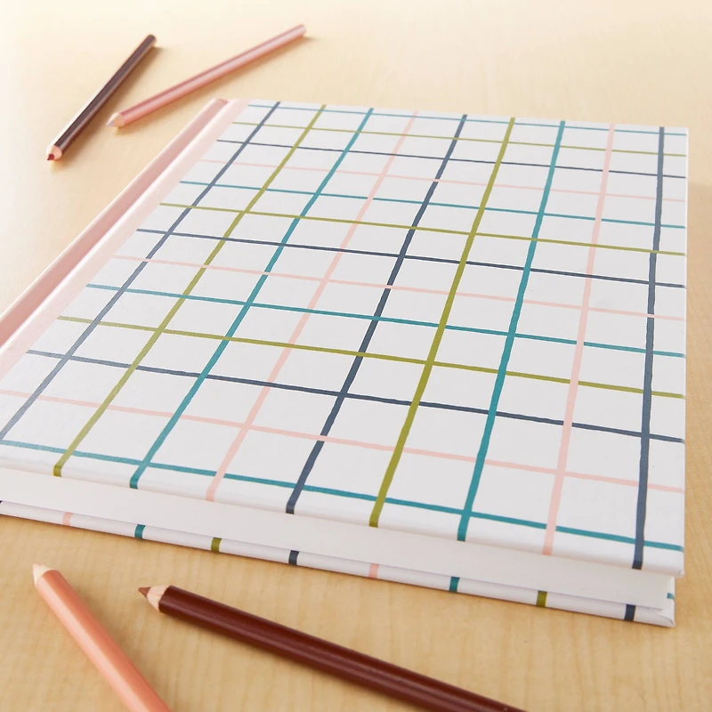 Plaid Sketchbook by Artist's Loft™, 8.5" x 11"