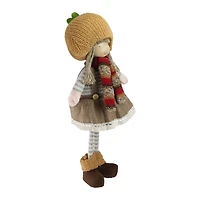 15" Fall Thanksgiving Girl Gnome Standing Figure
