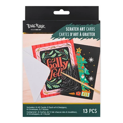Brea Reese™ Festive Scratch Art Card Kit