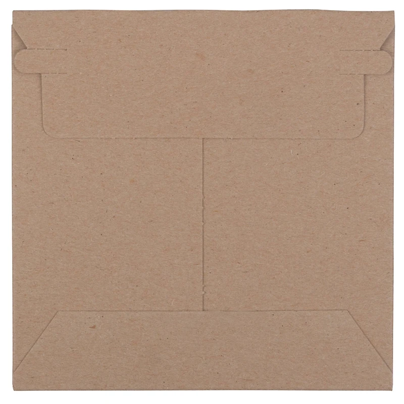 JAM Paper 6" x 6" Brown Kraft Flat Photo Mailer Peel & Seal Closure Envelopes, 6ct.