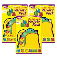 Trend Classic Accents® Bright Backpacks Variety Pack, 3 Packs of 36