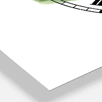 Designart 'Floursack Lemon I Farmhouse Multipanel Wall Clock