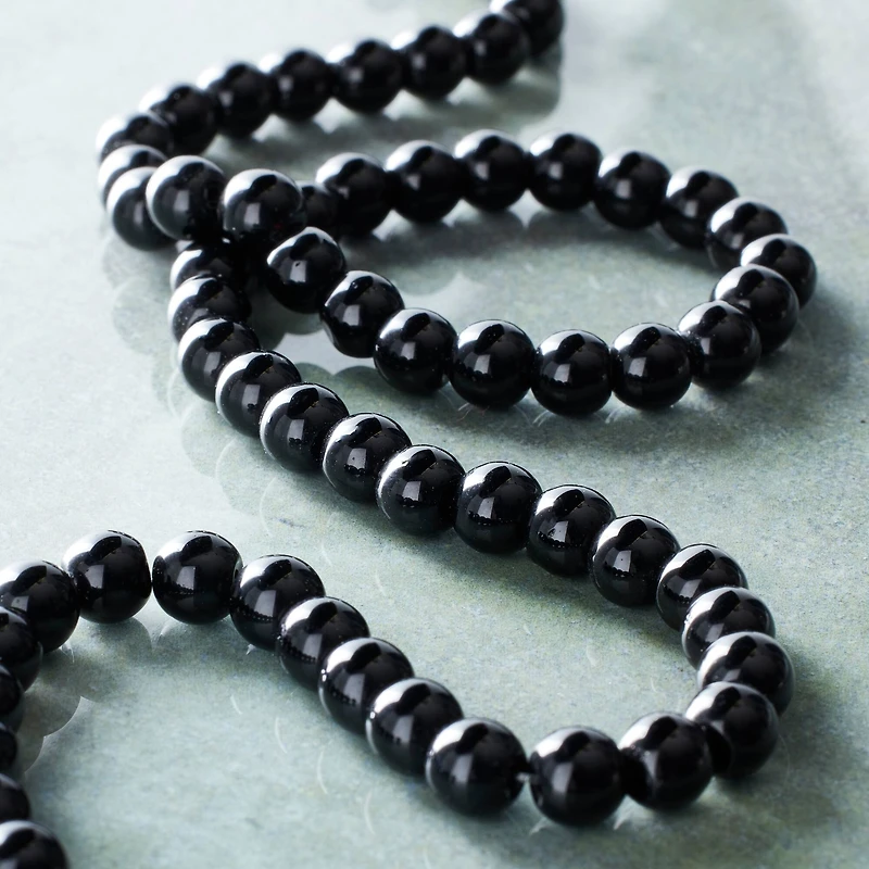 9 Packs: 68 ct. (612 total) 6mm Glass Round Beads by Bead Landing