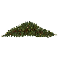 6ft. Pre-Lit Berry & Pinecone Artificial Christmas Swag