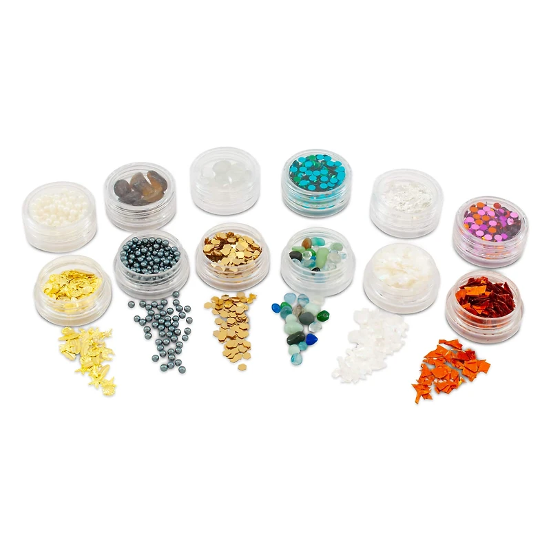 6 Packs: 12 ct. (72 total) Mixed Media Resin Mix-Ins by Craft Smart®