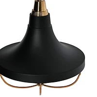 Hello Honey® Robert Stevenson Lighting Presley Caged Trumpet Metal Ceiling Light