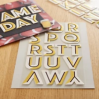 Gold Drop Shadow Alphabet Stickers by Recollections™