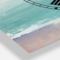 Designart 'From The Shore Traditional Multipanel Wall Clock