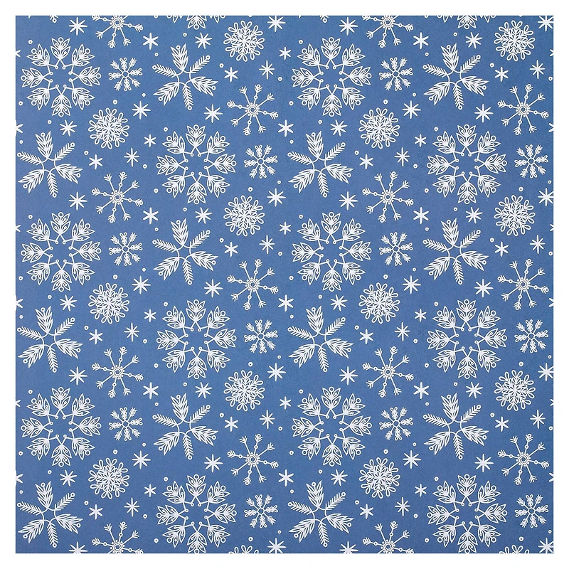 Snowflakes Double-Sided Cardstock Paper by Recollections™, 12" x 12"