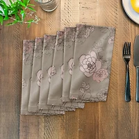 Intricate Floral Cotton Twill Napkin