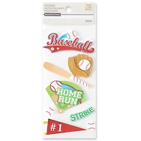 12 Pack: Baseball Dimensional Stickers by Recollections™