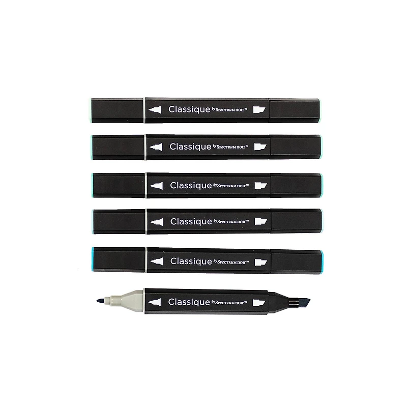 Spectrum Noir™ Classique Turquoises Dual Tip Marker Set