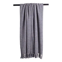 DII® French Blue Houndstooth Throw