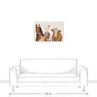 Farm Animal Family 20" x 30" Canvas Wall Art