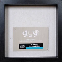 8 Pack: Black Belmont 9" x 9" Shadowbox by Studio Décor®