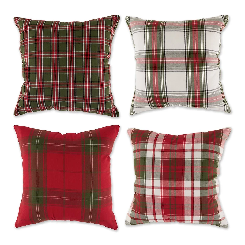 DII® Traditional Christmas Plaid Pillow Cover Set