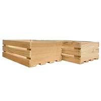Wilson® Enterprises 12" x 5" Pine Handle Crates, 2ct.