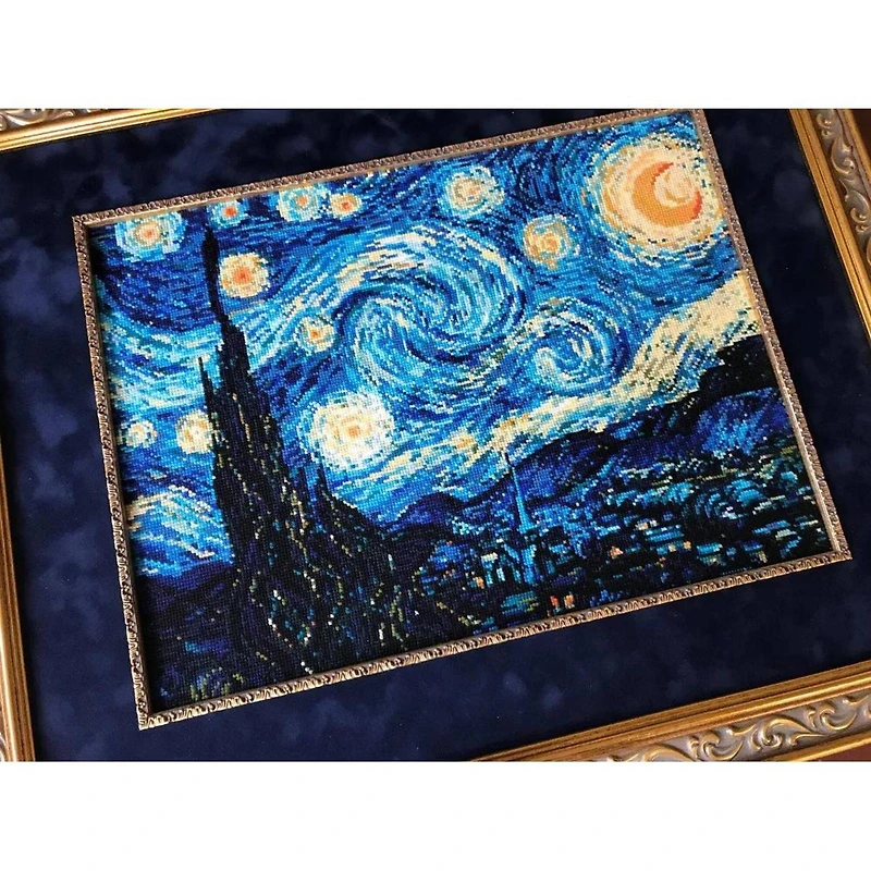 RIOLIS Starry Night after Van Gogh Counted Cross-Stitch Kit