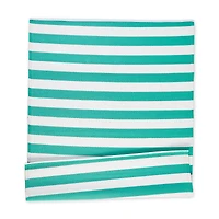 DII® Aqua & White Stripe Outdoor Rug, 4ft. x 6ft.