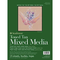 Strathmore® 400 Series Recycled Toned Tan Mixed Media Paper Pad