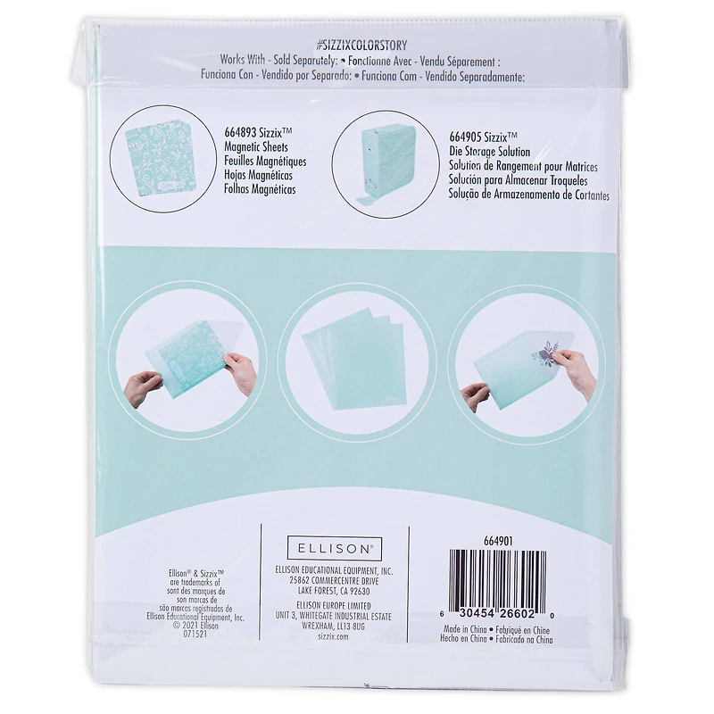 Sizzix™ Mint Julep Plastic Storage Envelopes, 3ct.